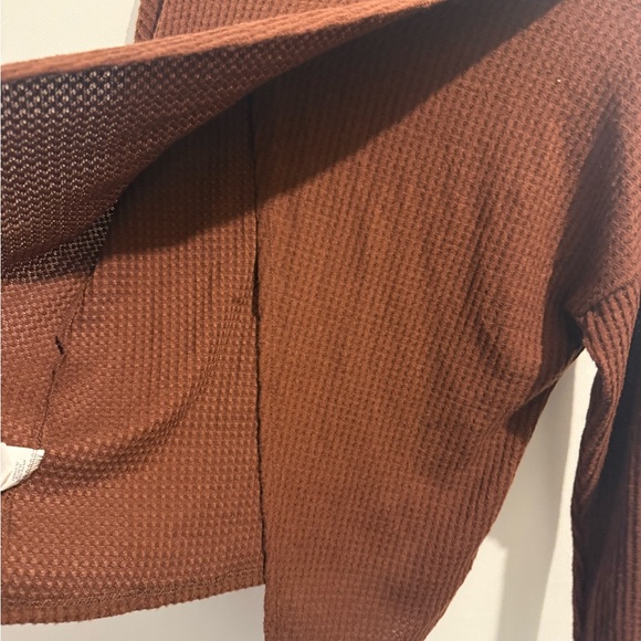 ❤️Gaze Warm Brown Cowl Neck Sweater - Picture 4 of 5